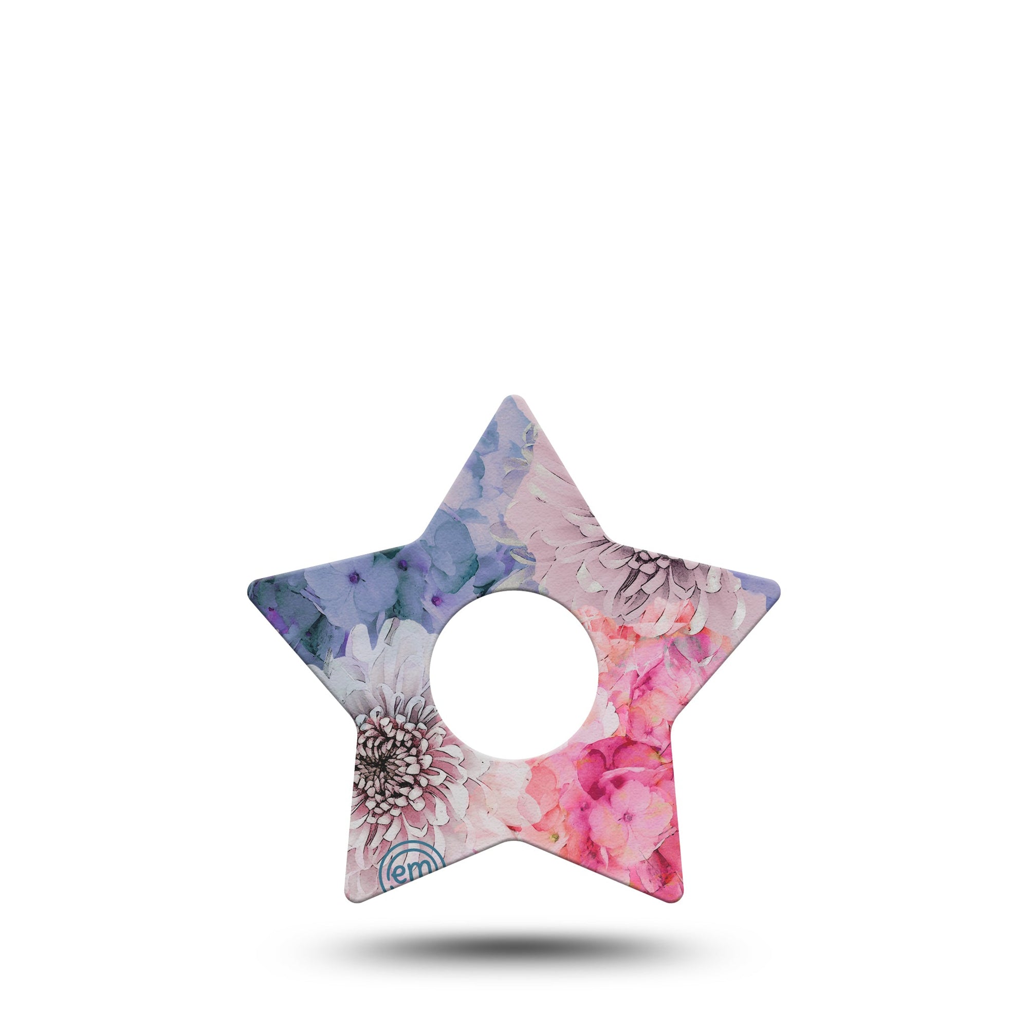 ExpressionMed Bloom Town Freestyle Libre 3 Star Shape Single Blossom Opulence Plaster CGM Design