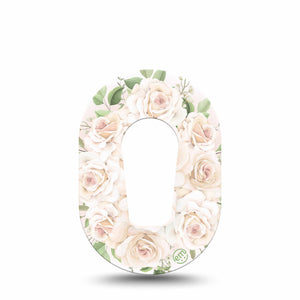 Wedding Bouquet Dexcom G6 Mini Tape, Single, Floral Bouquet Inspired, CGM Overlay Patch Design