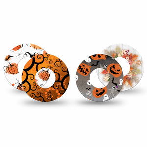 ExpressionMed Halloween Variety Pack Libre 2 Tape, Halloween Decor Ideas, CGM Plaster Patch Design