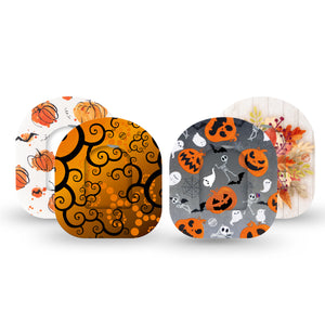 ExpressionMed Halloween Variety Pack Pod Tape, Chilling Halloween Decors, CGM Vinyl Sticker and Tape Design