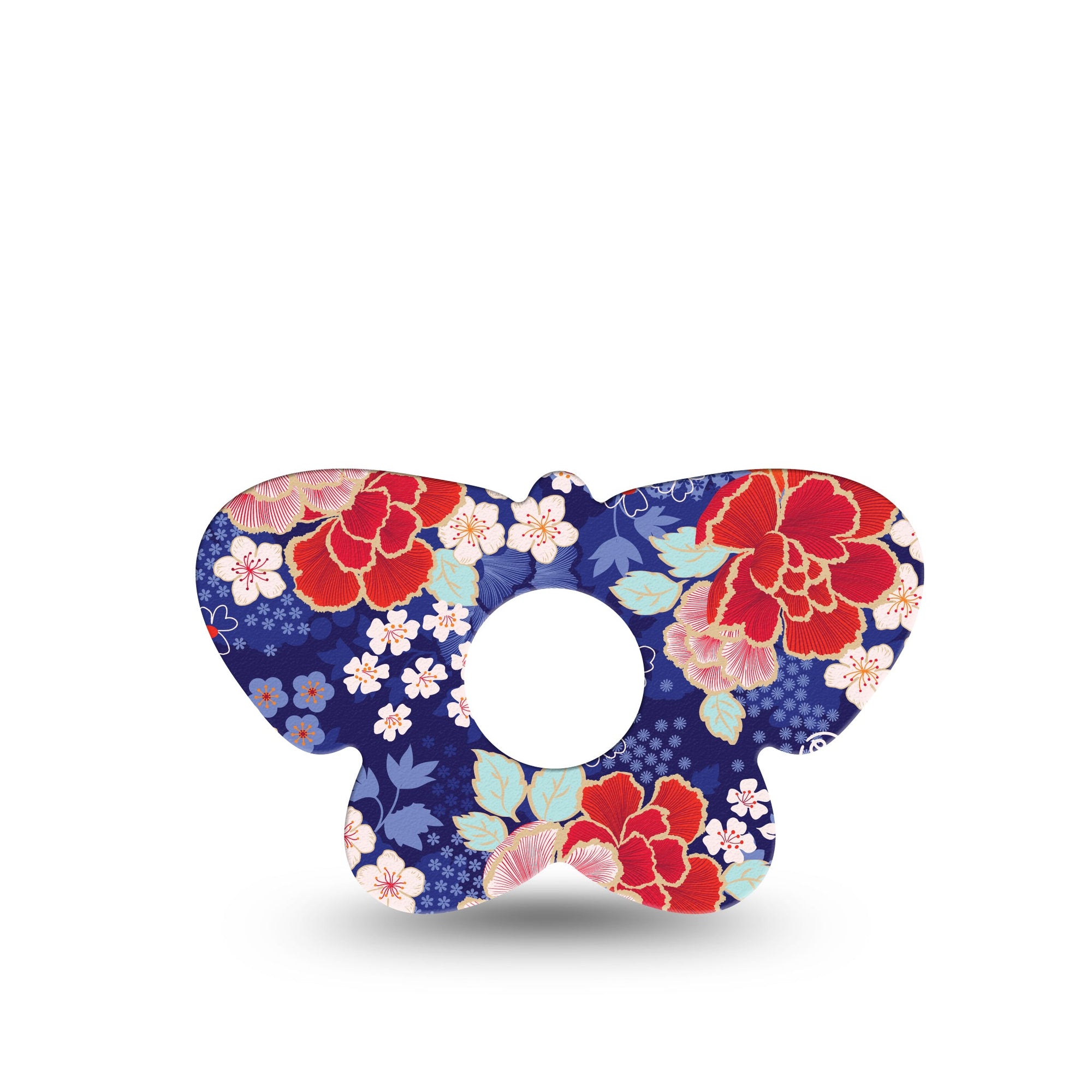 ExpressionMed Chinoise Flower Freestyle Libre 3 Butterfly Shape Single Chinoise Petals Adhesive Tape CGM Design