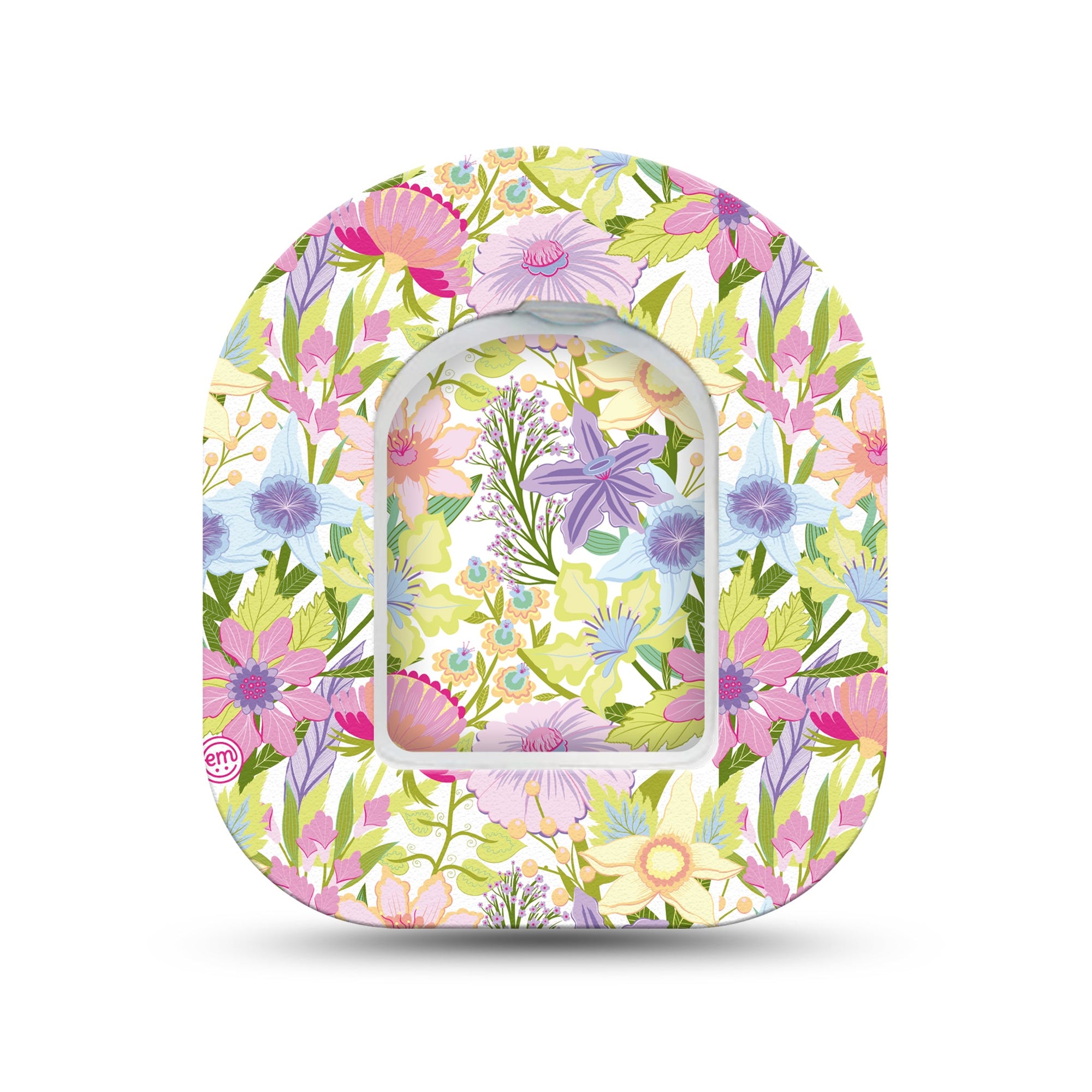 ExpressionMed Fantasy Florals Pod Mini Tape Single Sticker and Single Tape, Magical Petals Plaster Pump Design