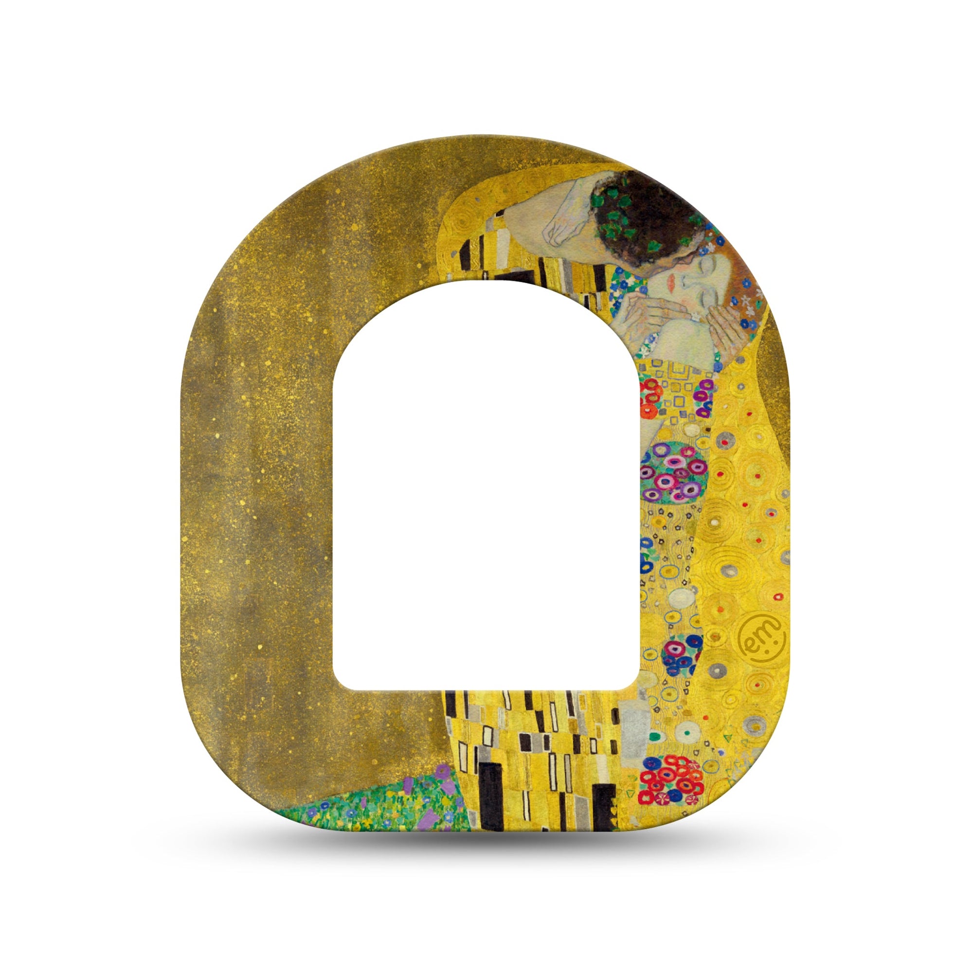 ExpressionMed The Kiss - Klimt Pod Mini Tape Single, Artistic Embrace Overlay Tape Pump Design
