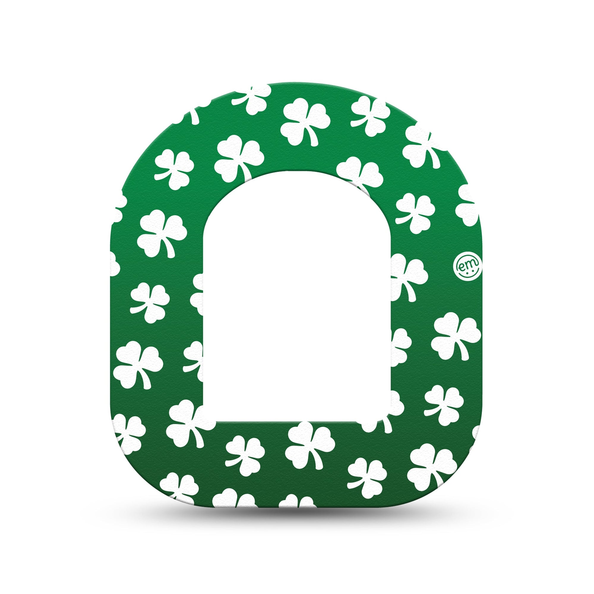 ExpressionMed Shamrock Pod Mini Tape Single, Irish Luck Overlay Patch Pump Design