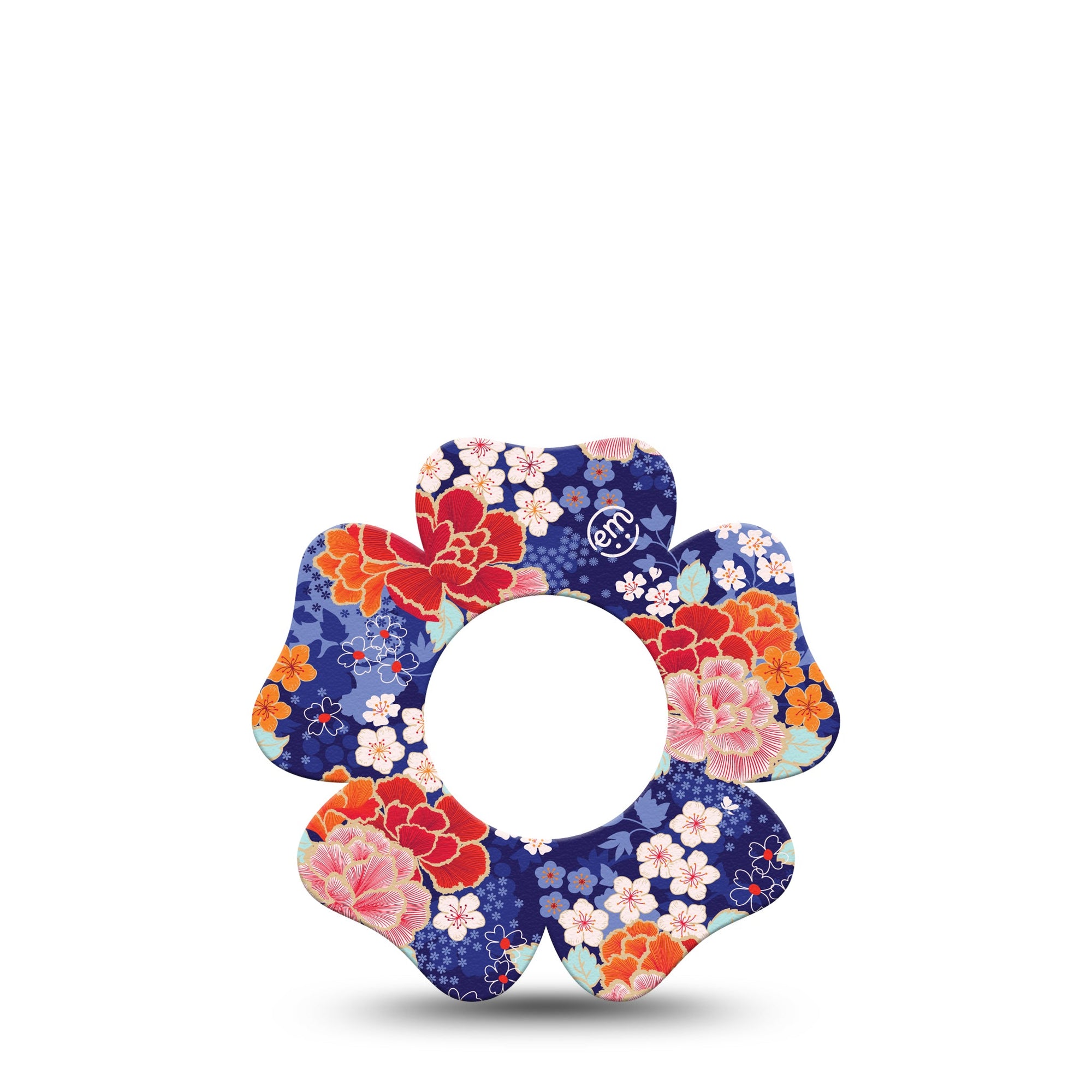 ExpressionMed Chinoise Flower Freestyle Libre 2 Flower Shape Single Asian Delight Adhesive Tape CGM Design, Abbott Lingo