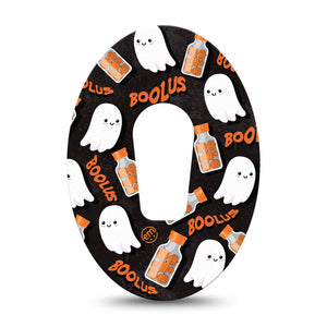 ExpressionMed Boolus Dexcom G6 Tape Ghoulish diabetes ghost, CGM Overlay Design