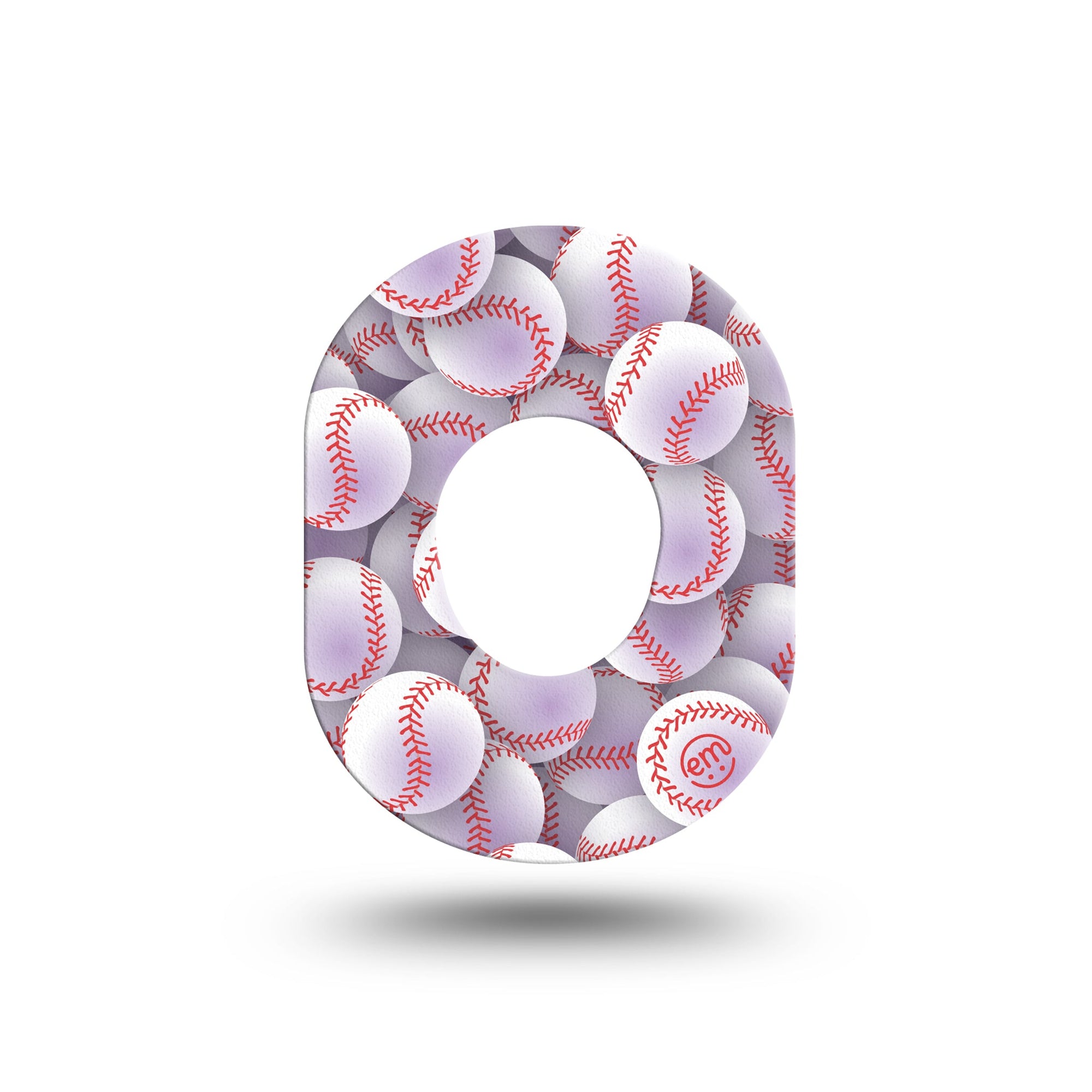 ExpressionMed Baseball Bucket Dexcom G7 Mini Tape, Fast Ball, CGM Adhesive Patch Design