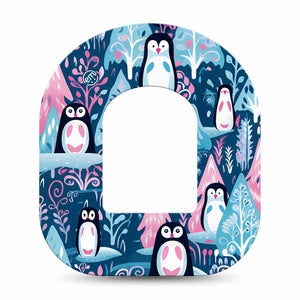 ExpressionMed Penguins Pod Tape Little Birds, CGM Plaster Patch Design