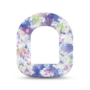 ExpressionMed Dreamy Blooms Pod Mini Tape Single, Ethereal Flowers Adhesive Tape Pump Design