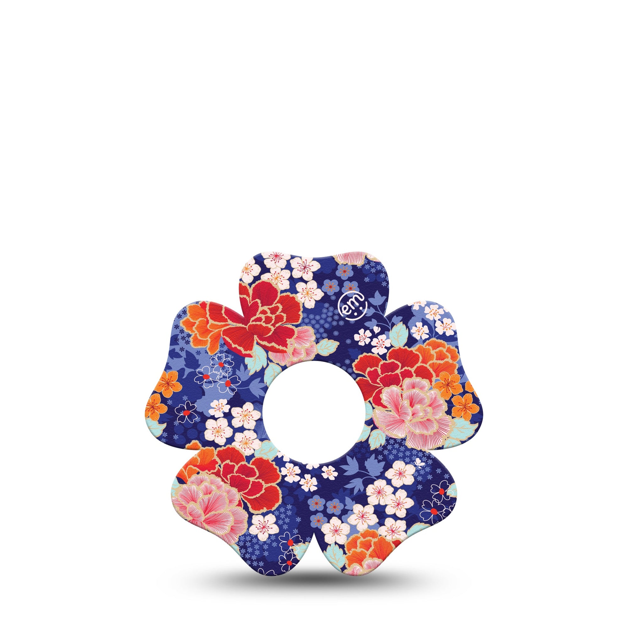 ExpressionMed Chinoise Flower Freestyle Libre 3 Flower Shape Single Graceful Petals Adhesive Tape CGM Design