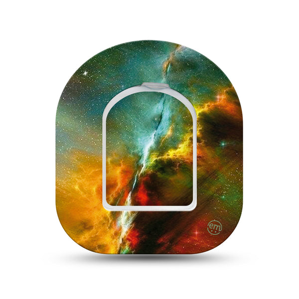 ExpressionMed Nebula Pod Mini Tape Single Sticker and Single Tape, Celestial Beauty Plaster Pump Design