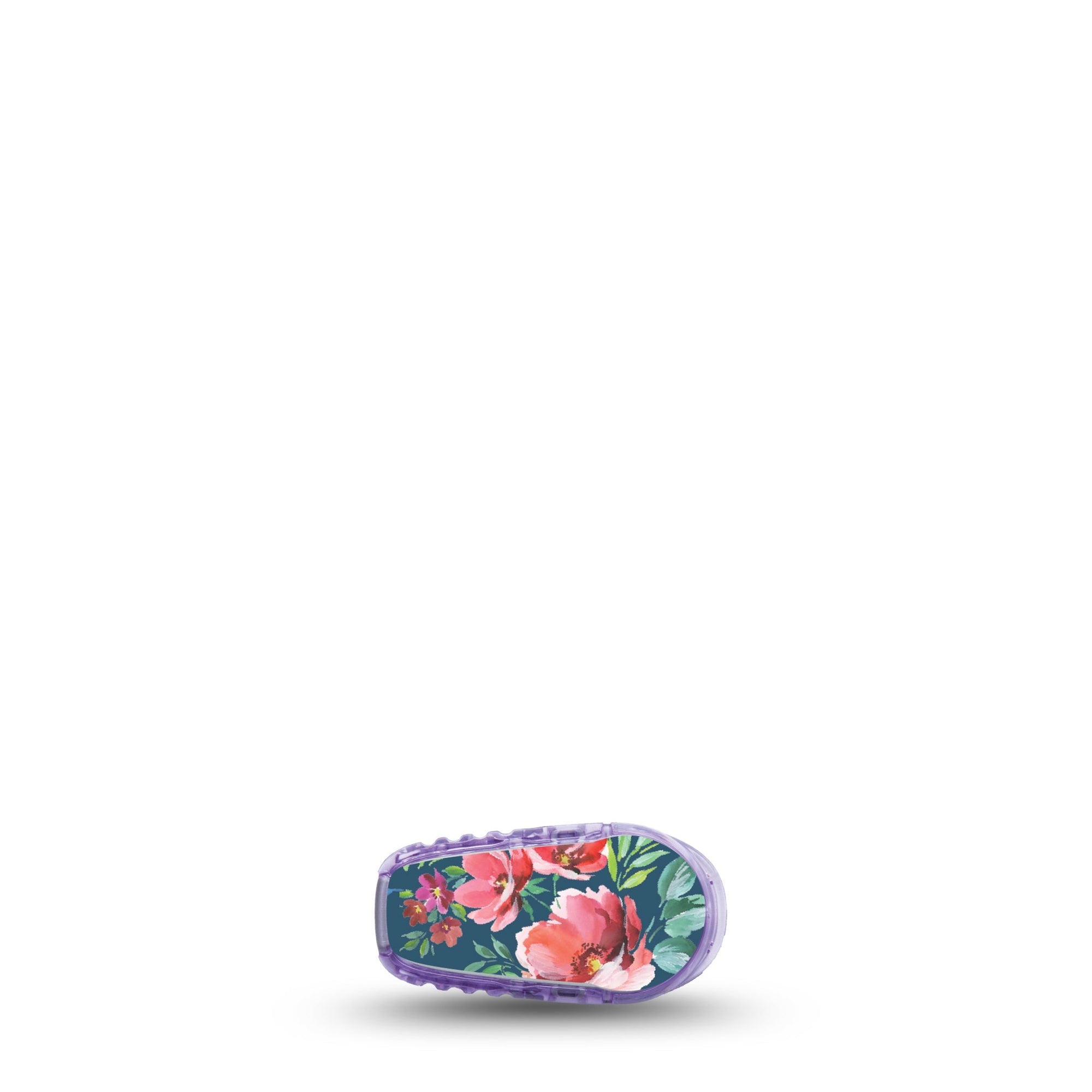 ExpressionMed Floral Enchantment Dexcom G6 Transmitter Sticker, Single Sticker Only, Bloom Charm, CGM Adhesive Sticker Design