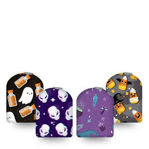 ExpressionMed Trick or Treat Variety Pack Pod Sticker Halloween Elements, CGM VInyl Sticker Design