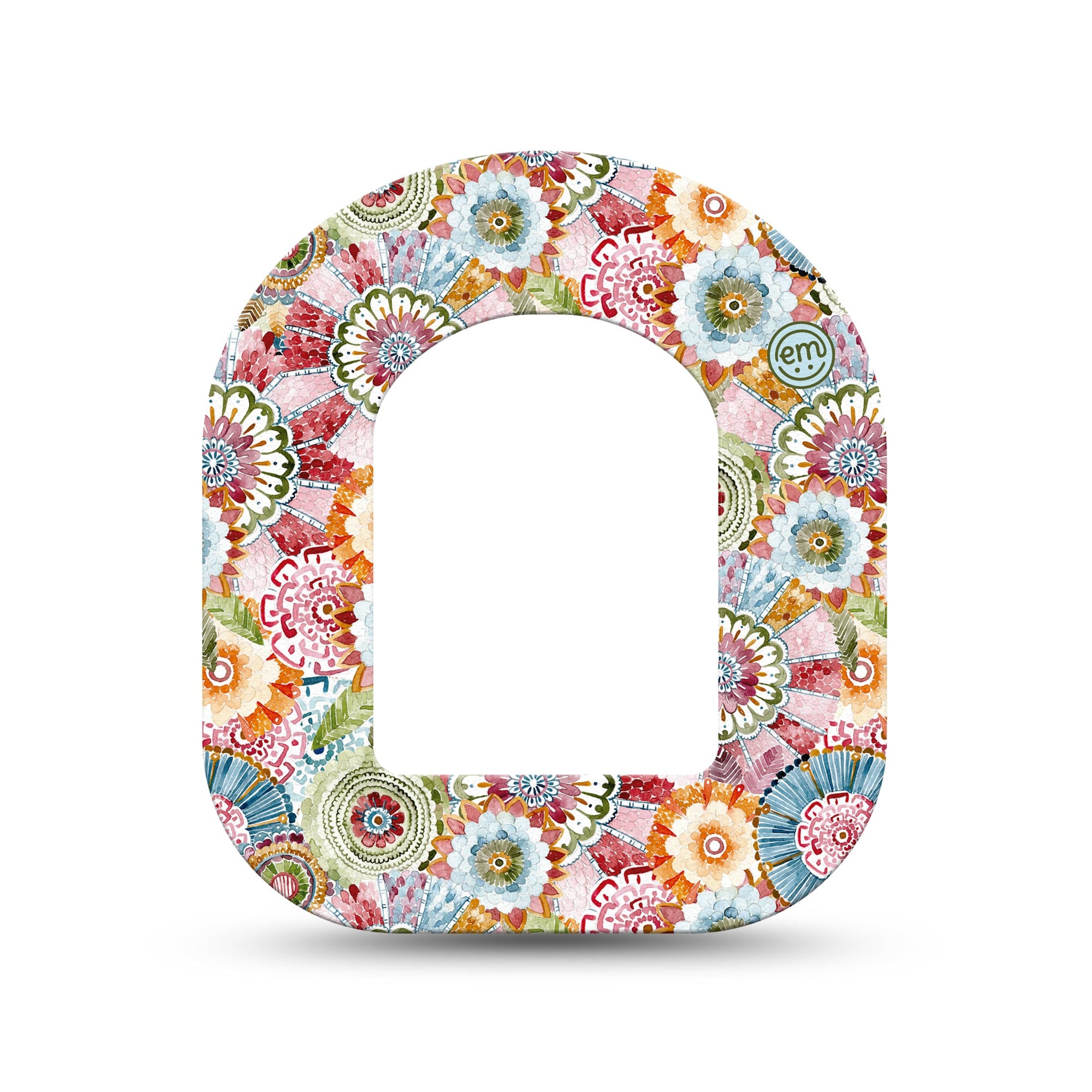 ExpressionMed Petal Print Pod Mini Tape Single, Floral Pattern Overlay Tape Pump Design