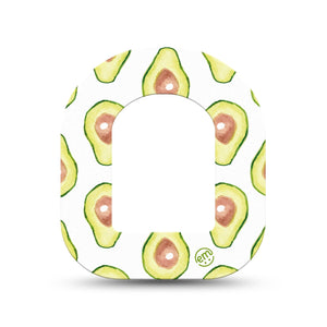 ExpressionMed Toastless Avocado Pod Mini Tape Single, Avocado Lover Plaster Pump Design