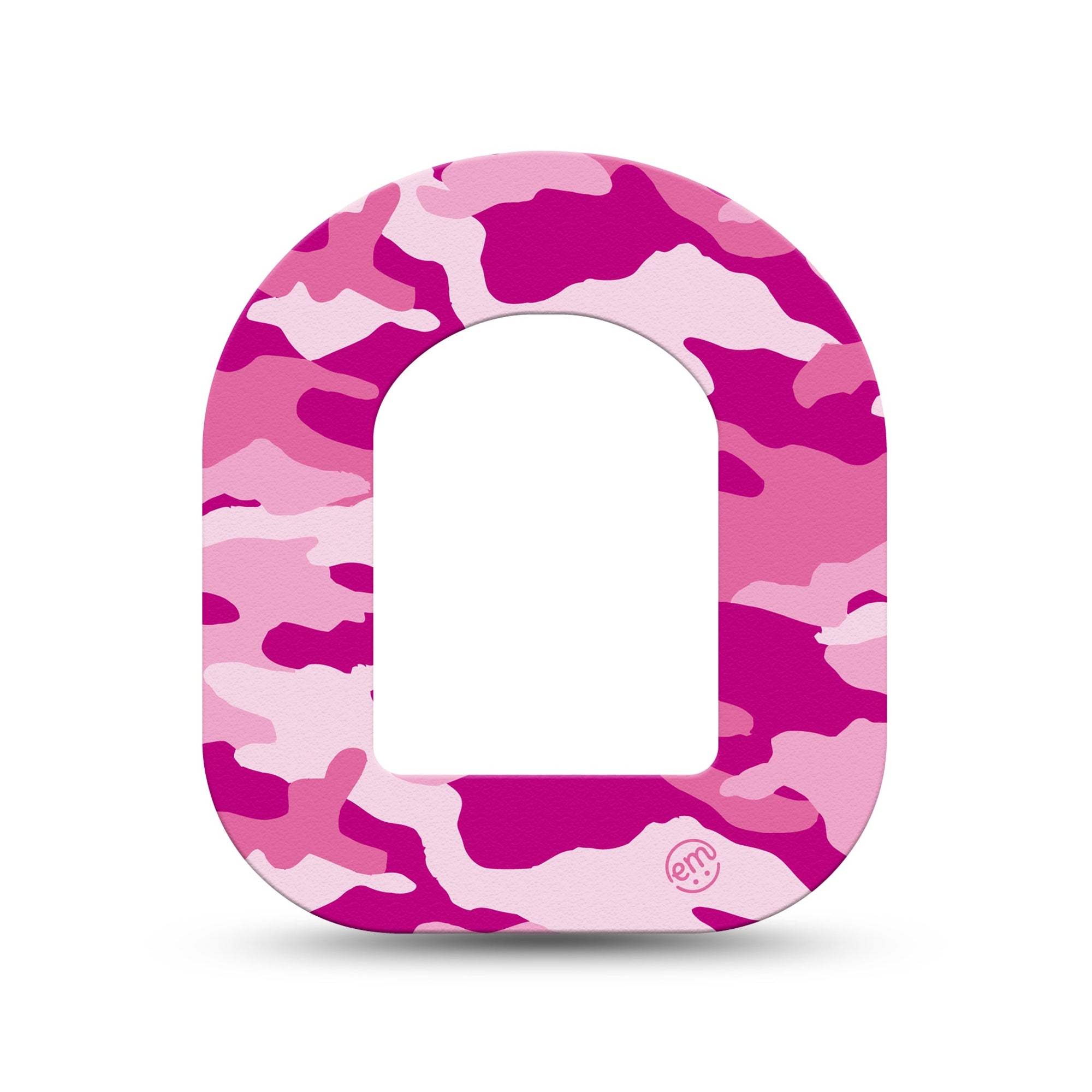 ExpressionMed Pink Camo Pod Mini Tape Single, Girly Blend Fixing Ring Patch Pump Design