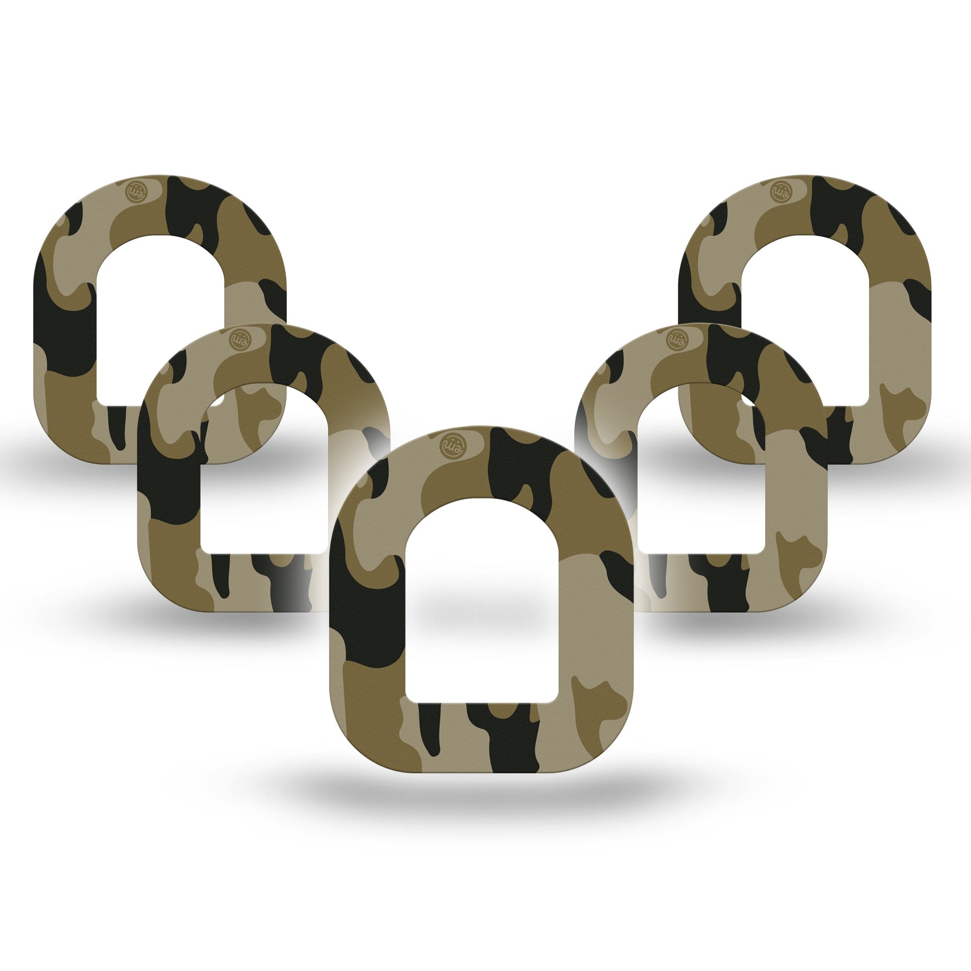 ExpressionMed Camo Pod Mini Tape 5-Pack, Army Print Patch Pump Design