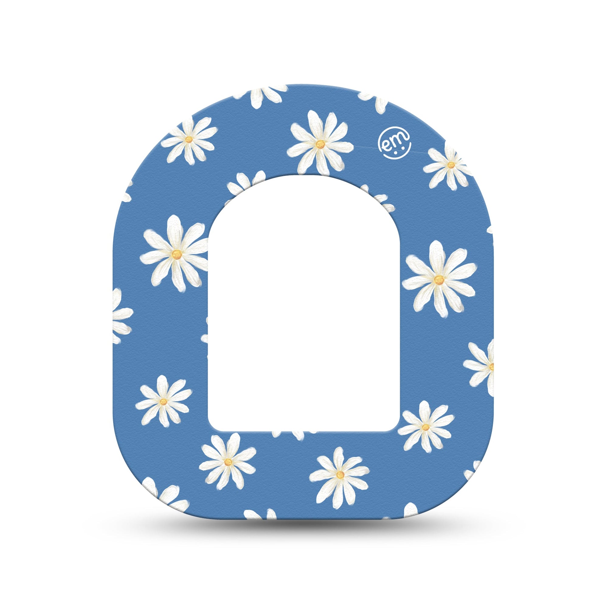 ExpressionMed Painted Daisies Pod Mini Tape Single, Artistic Blooms Plaster Pump Design