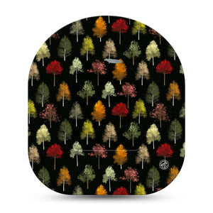 ExpressionMed Dark Forest Pod Sticker, Autumn Woodland, CGM Vinyl Sticker and Tape Pairing