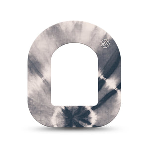 ExpressionMed Overcast Tie Dye Pod Mini Tape Single, Moody Patterns Overlay Tape Pump Design