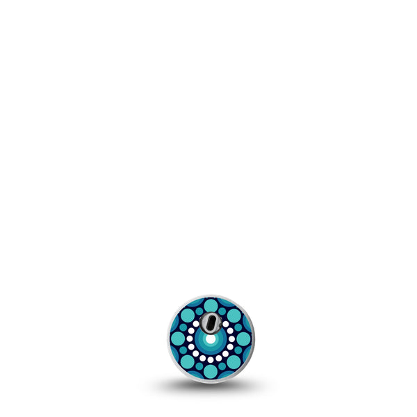 ExpressionMed Dot Art Libre 3 Sticker Rounded Patterns, CGM Adhesive Sticker Design
