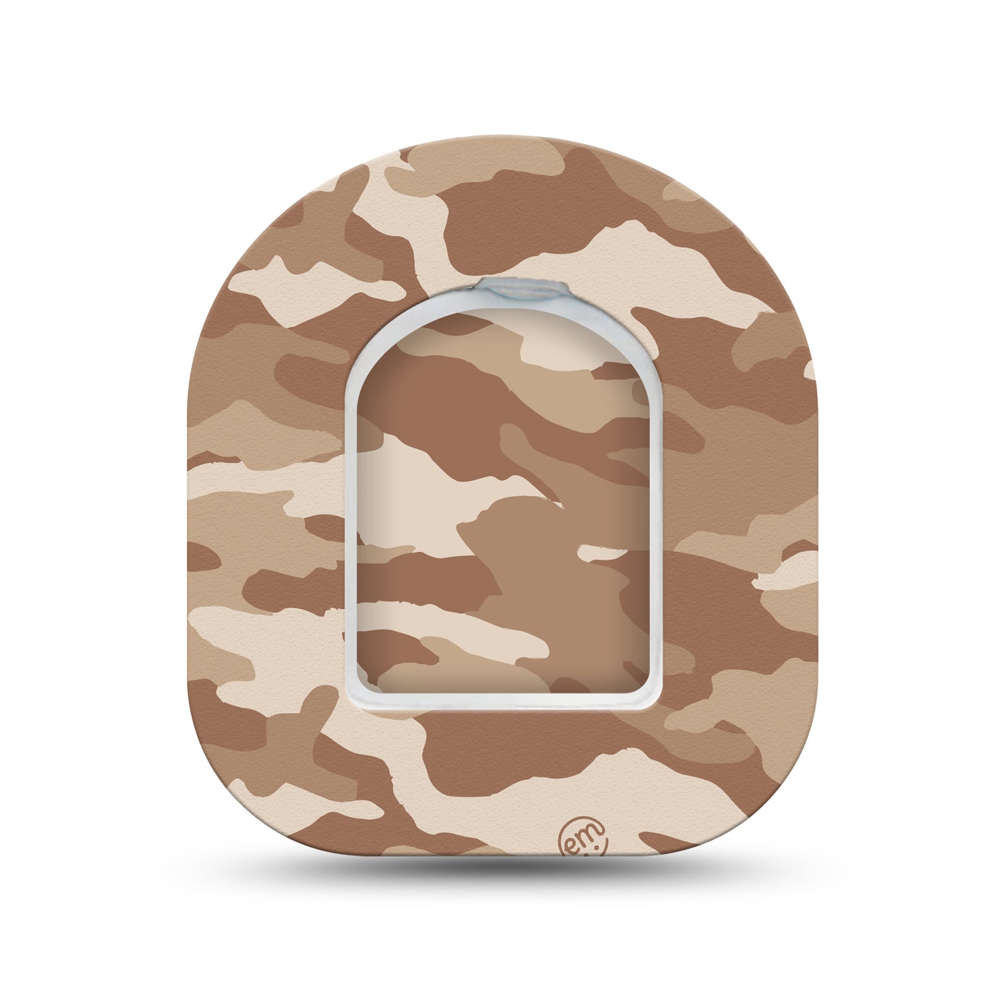 ExpressionMed Desert Camo Pod Mini Tape Single Sticker and Single Tape, Desert Tones Patch Pump Design