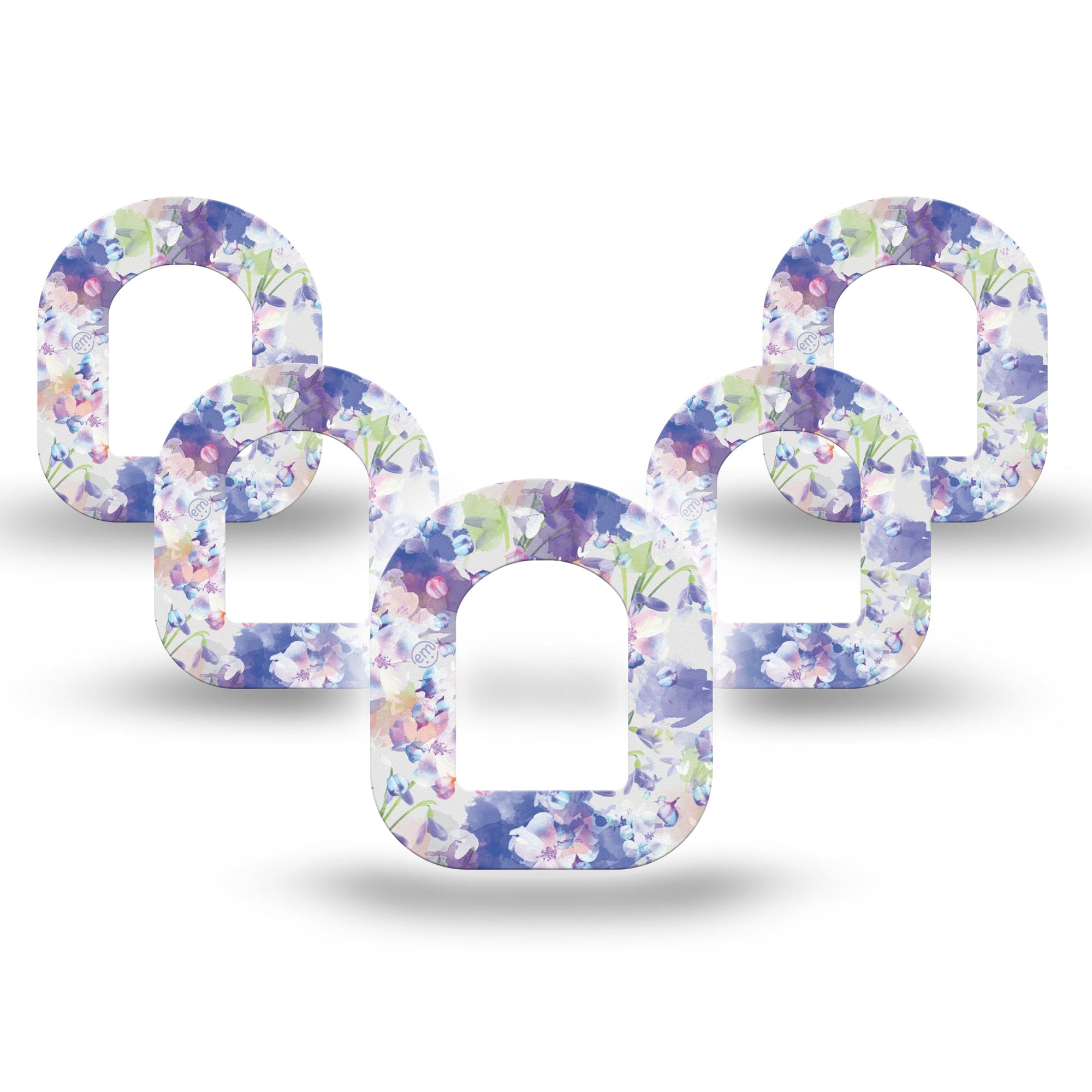 ExpressionMed Dreamy Blooms Pod Mini Tape 5-Pack, Fantasy Petals Adhesive Tape Pump Design