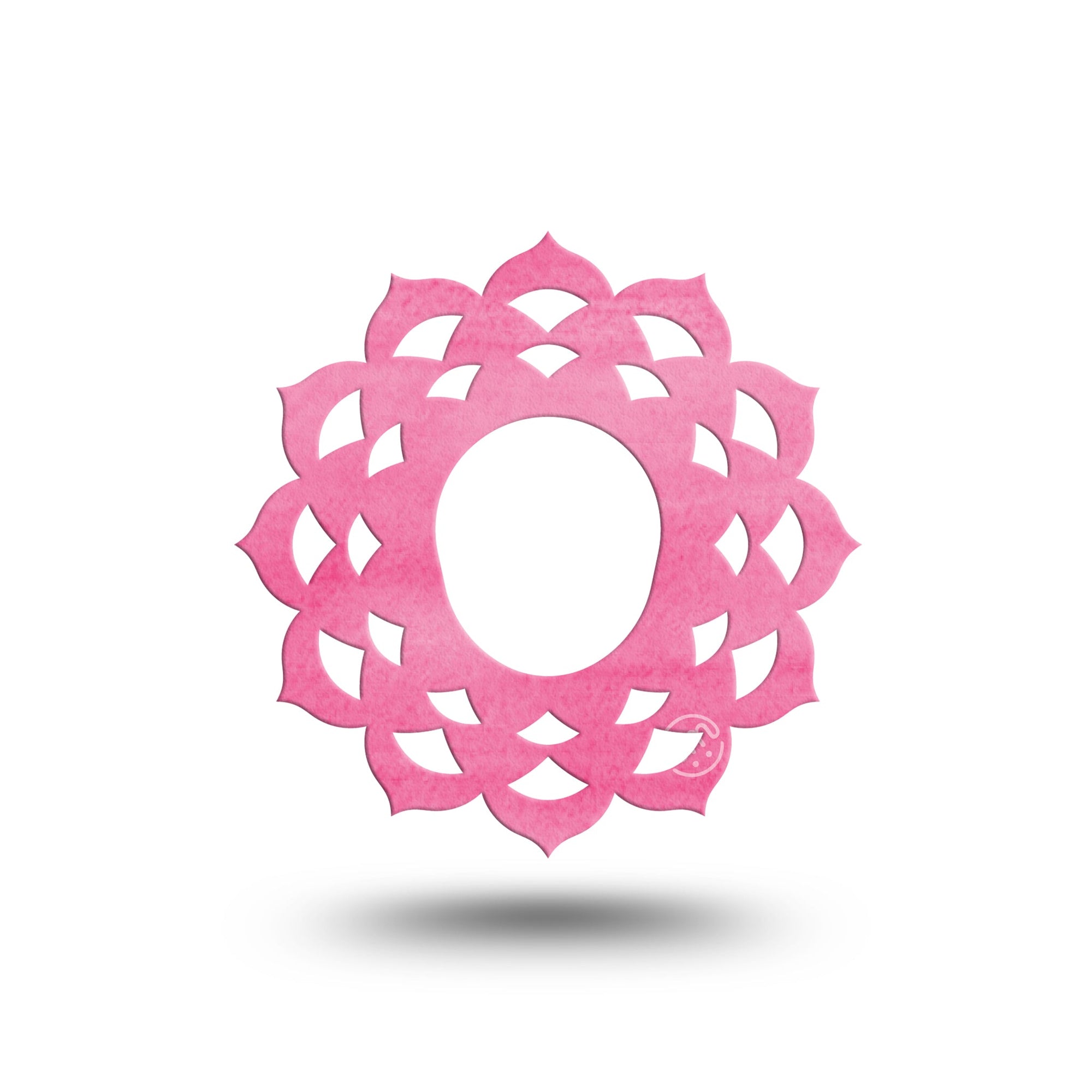 ExpressionMed Pink Horizon Dexcom G7 Mandala Tape pink cosmic diagram adhesive patch design