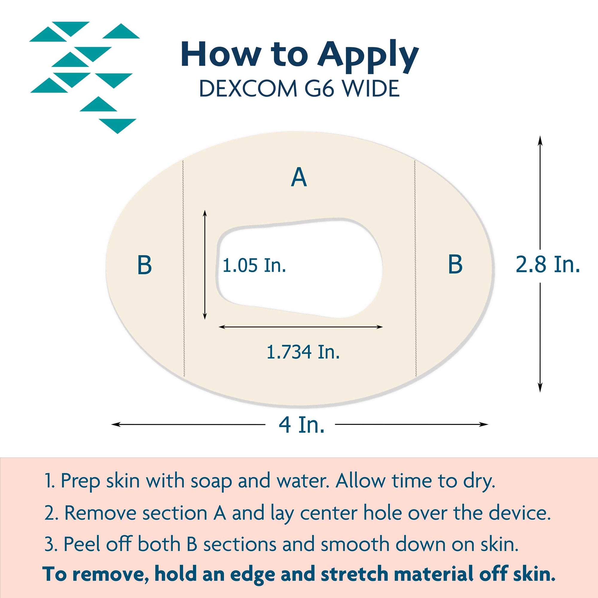 Properly applying dexcom g6 wide patch to device tutorial