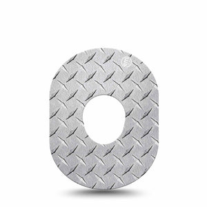 Grid Iron G7 Tape, Single Patch, Sturdy Iron Inspired, CGM Fixing Ring Patch Design
