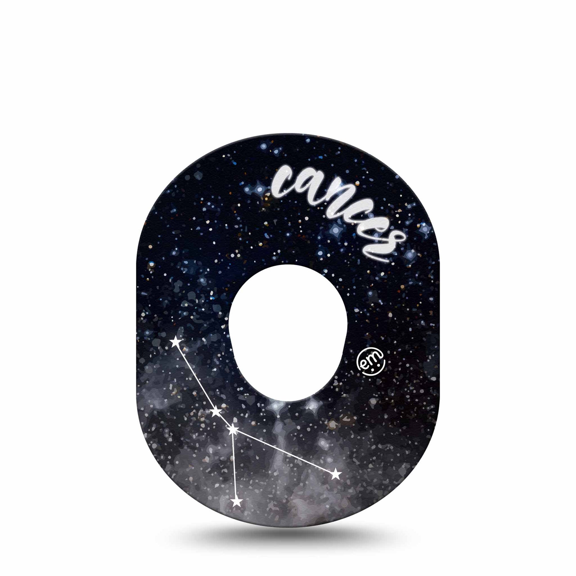 Cancer Dexcom G7 Tape, Single, Zodiac Cancer Constellation Themed, CGM Patch Design, Dexcom Stelo Glucose Biosensor System