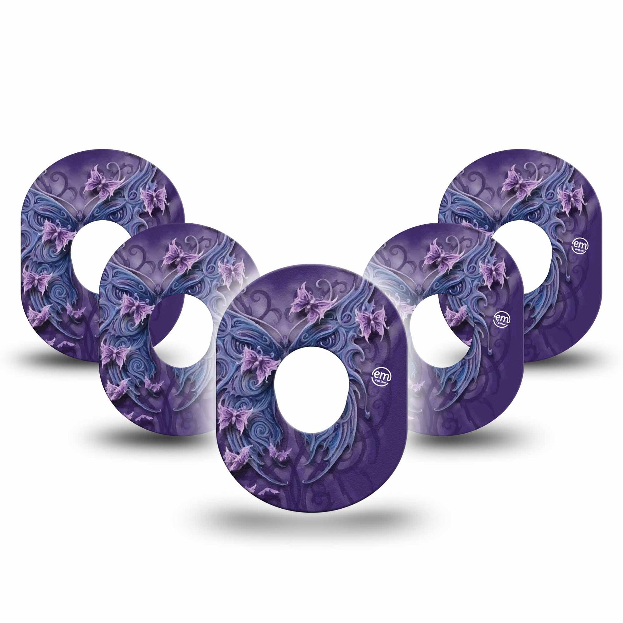 ExpressionMed Purple Butterfly Dexcom G7 Patch