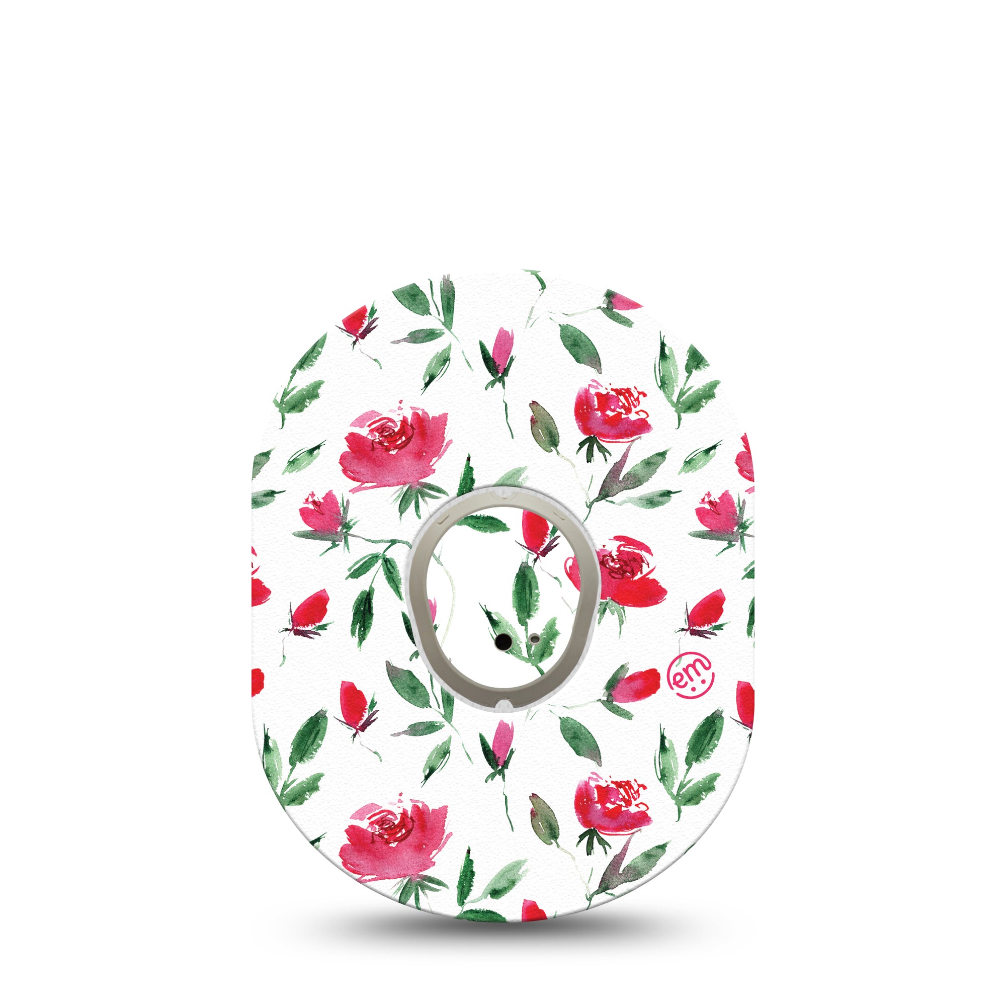 ExpressionMed Rose Garden Dexcom G7 Transmitter Sticker, Single, Bunch Of Roses Inspired, Dexcom G7 Transmitter Vinyl Sticker, With Matching Dexcom G7 Tape, CGM Adhesive Patch Design, Dexcom Stelo Glucose Biosensor System