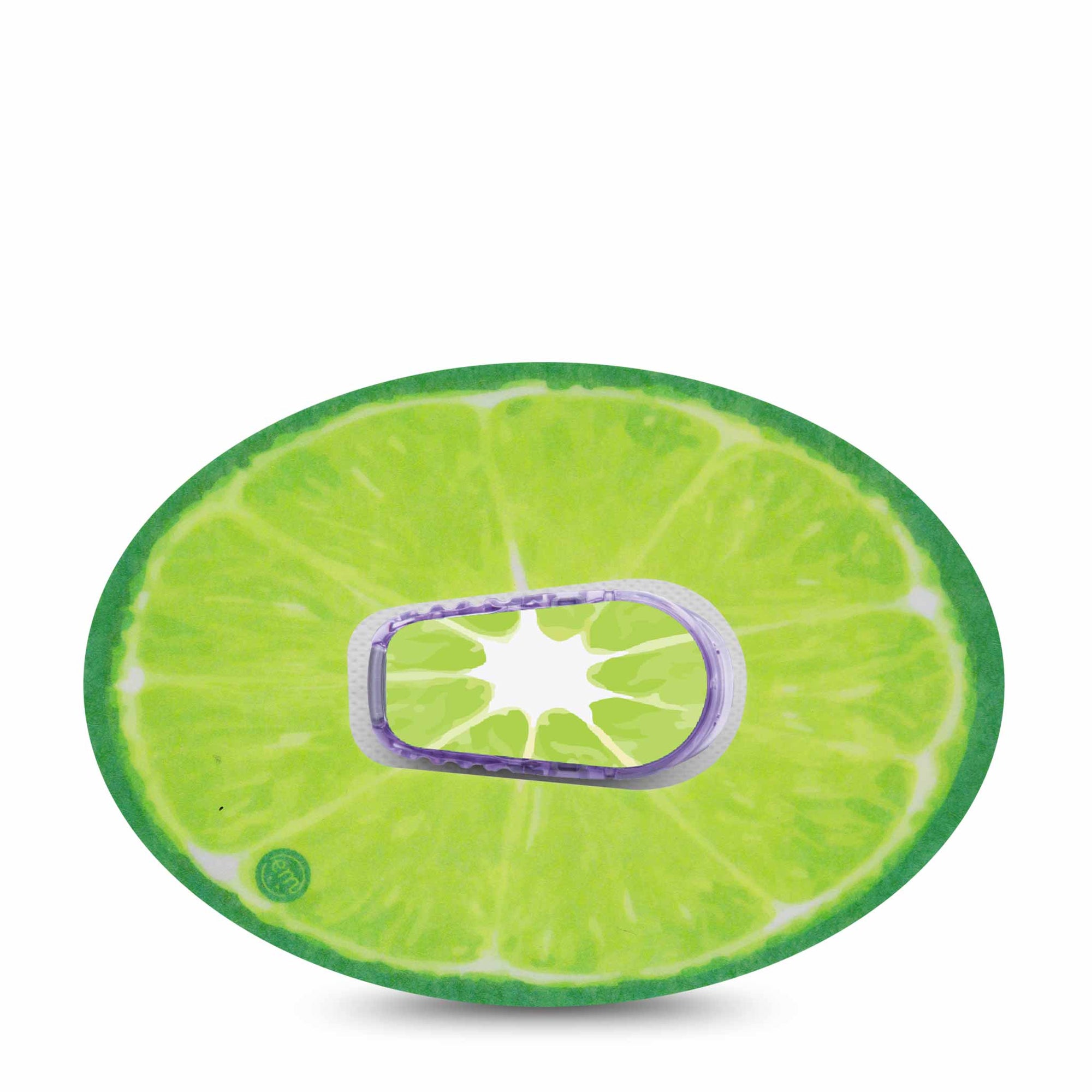 ExpressionMed Lime Dexcom G6 Transmitter Sticker with Tape