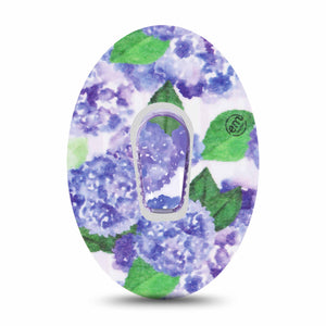 Lavender Flowers Dexcom G6 Transmitter Sticker with Tape