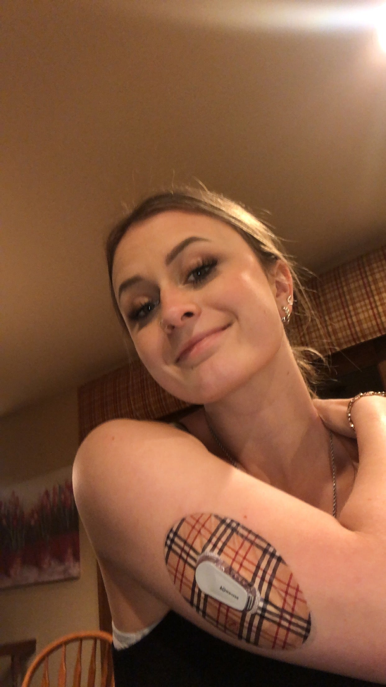 ExpressionMed Plaid and Bougie Dexcom G6 Tape
