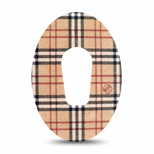 ExpressionMed Plaid and Bougie Dexcom G6 CGM Patch