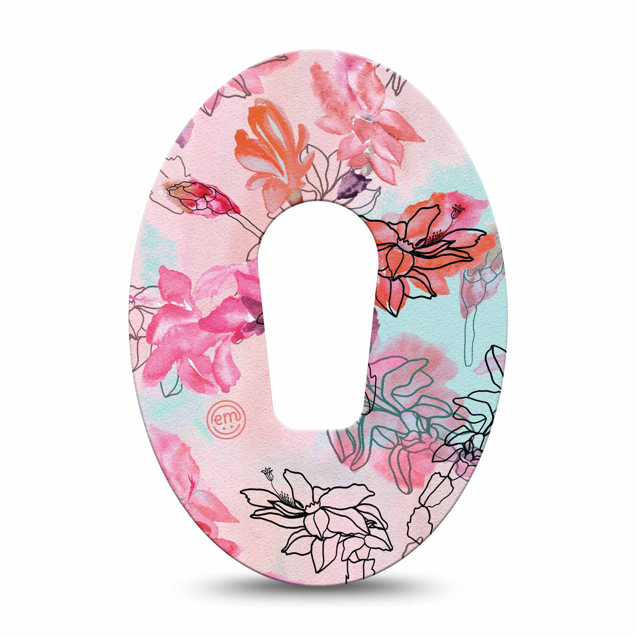 Whimsical Blossoms Dexcom G6 Tape - ExpressionMed
