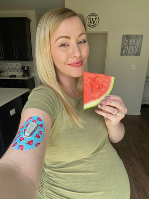 ExpressionMed Watermelon Slices Dexcom G6 Tape