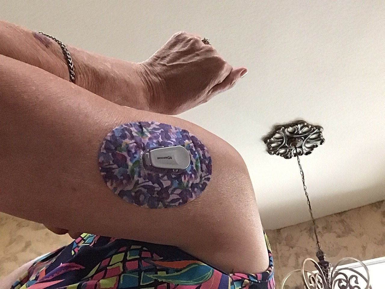 ExpressionMed Purple Butterfly Dexcom G6 Patch