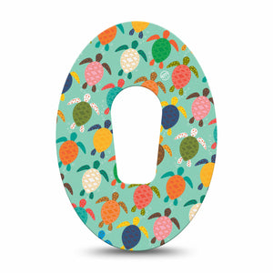 Sea Turtles Dexcom G6 Patch, Single, Animal Design Adhesive Tape