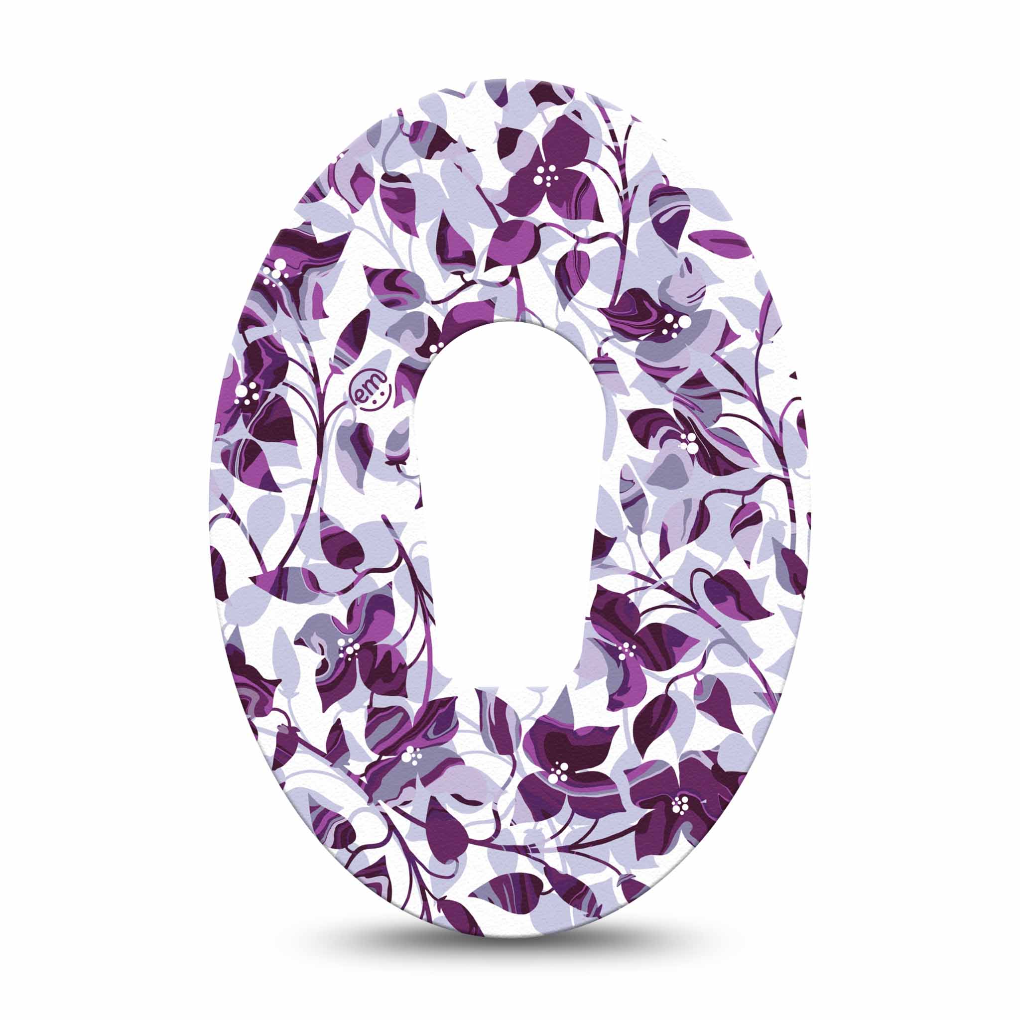 ExpressionMed Purple Bouquet Dexcom G6 Patch
