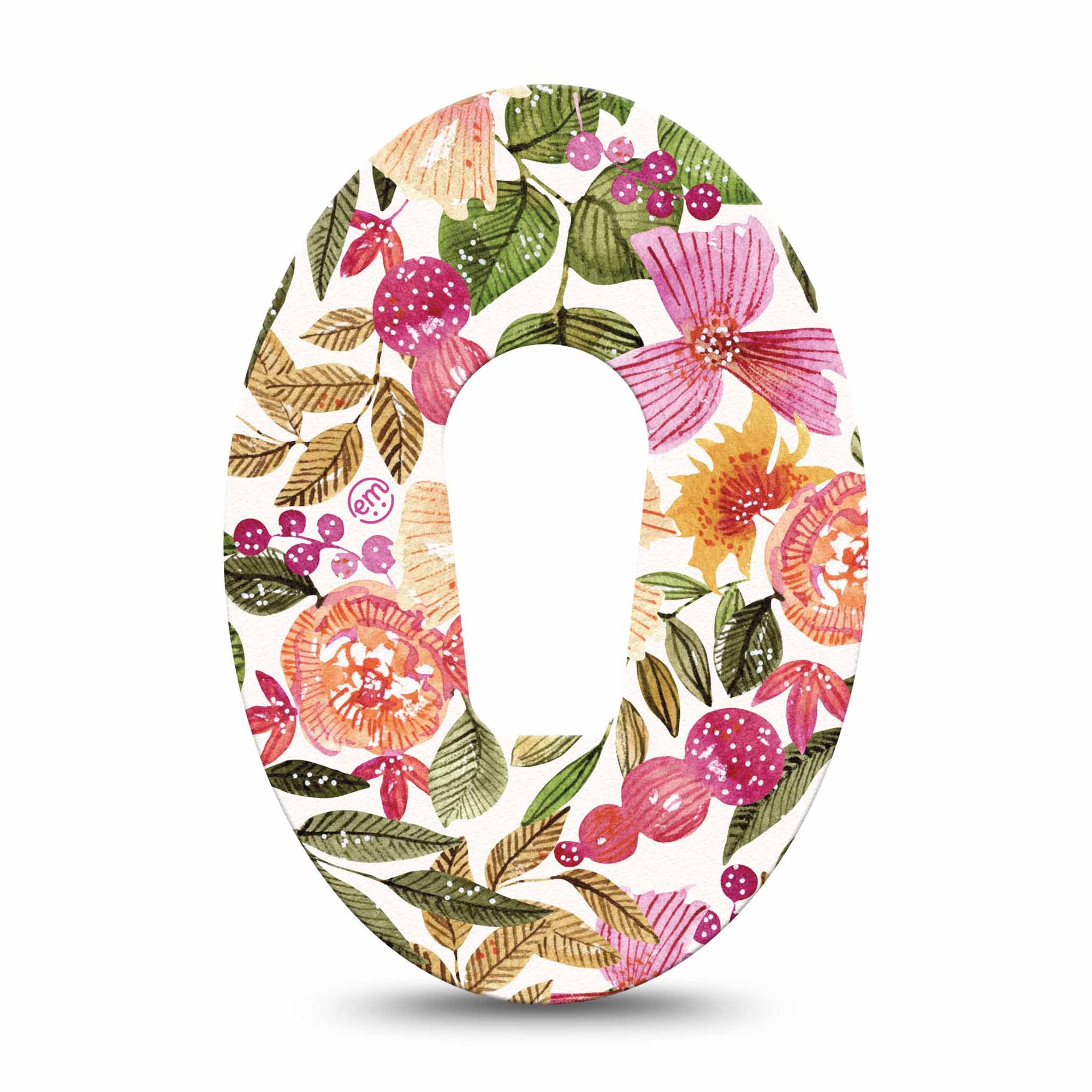 Spring Bouquet Dexcom G6 Tape, Single, Springtime Florals Inspired, CGM Patch Design