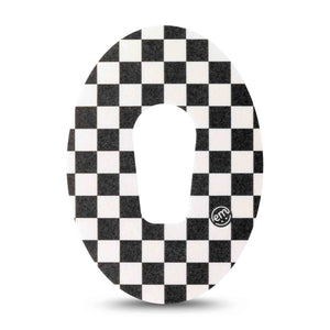 Checkered Dexcom G6 Patch