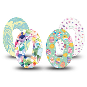 Spring Awakening Dexcom G6 Tape, Easter Festivity Themed, CGM Patch Design