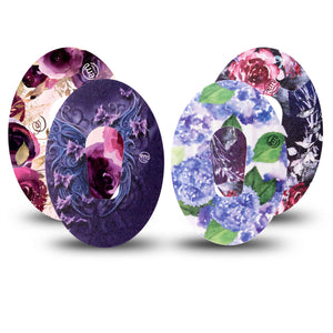 Purple Petals Variety Pack Dexcom G6 Cover