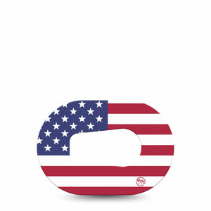 United States American US Flag Patch Mini