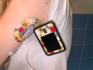 ExpressionMed Bees and Flowers Dexcom G6 Mini Tape