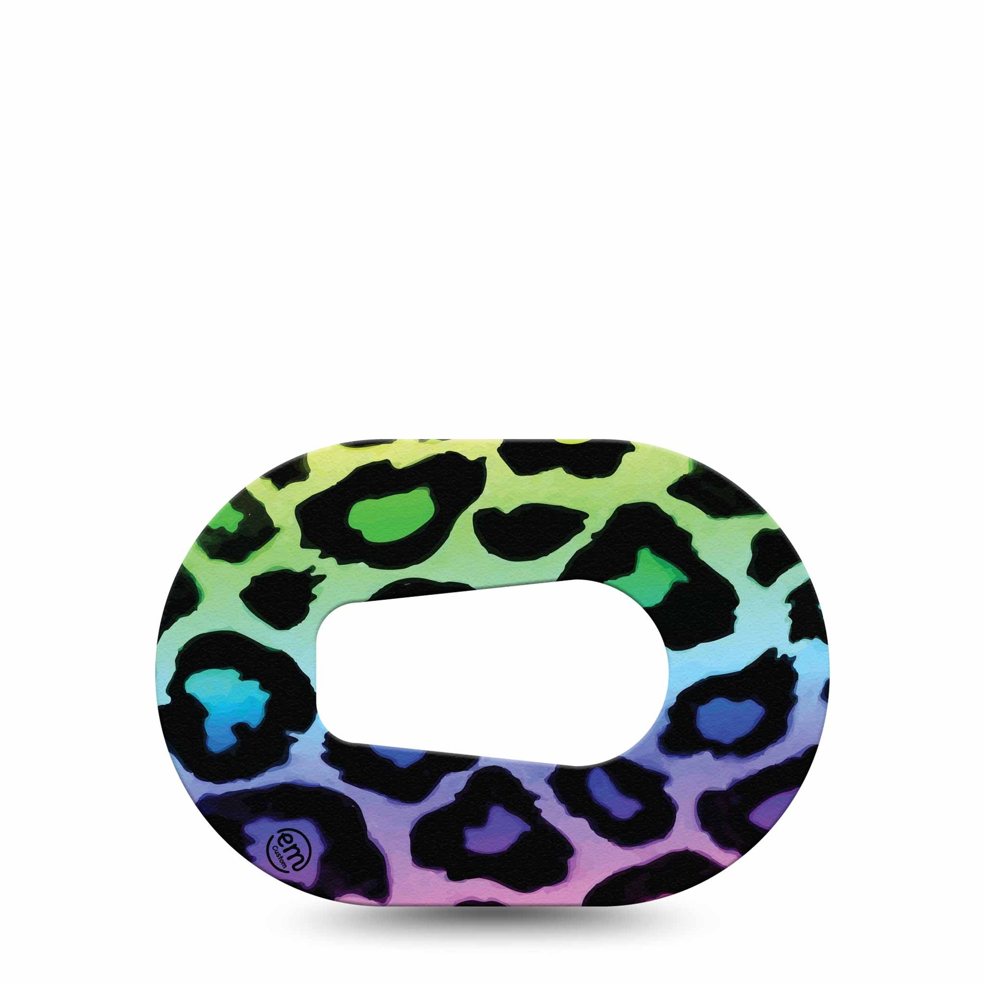 ExpressionMed Multicolored Cheetah Print Dexcom G6 Mini Tape