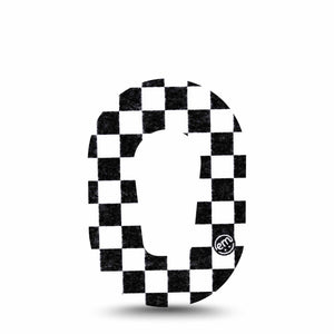 Checkered Dexcom G6 Mini Patch
